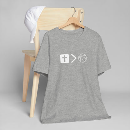 Jesus is bigger than basketball Classic Unisex Jersey T-Shirt