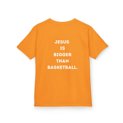 Youth Jesus is bigger than basketball Heavy Cotton Tee
