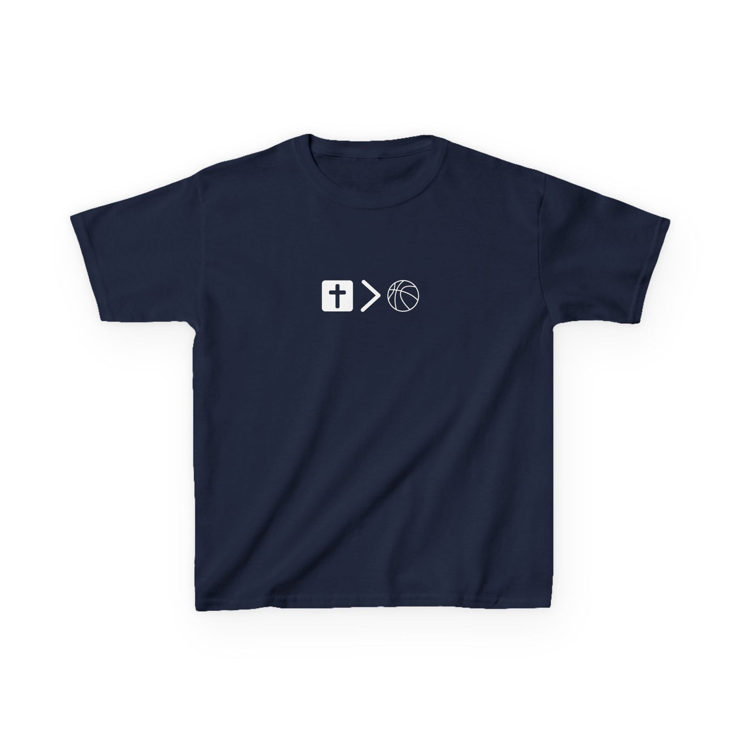 Pray behind your teammates' backs Kids Heavy Cotton™ Tee