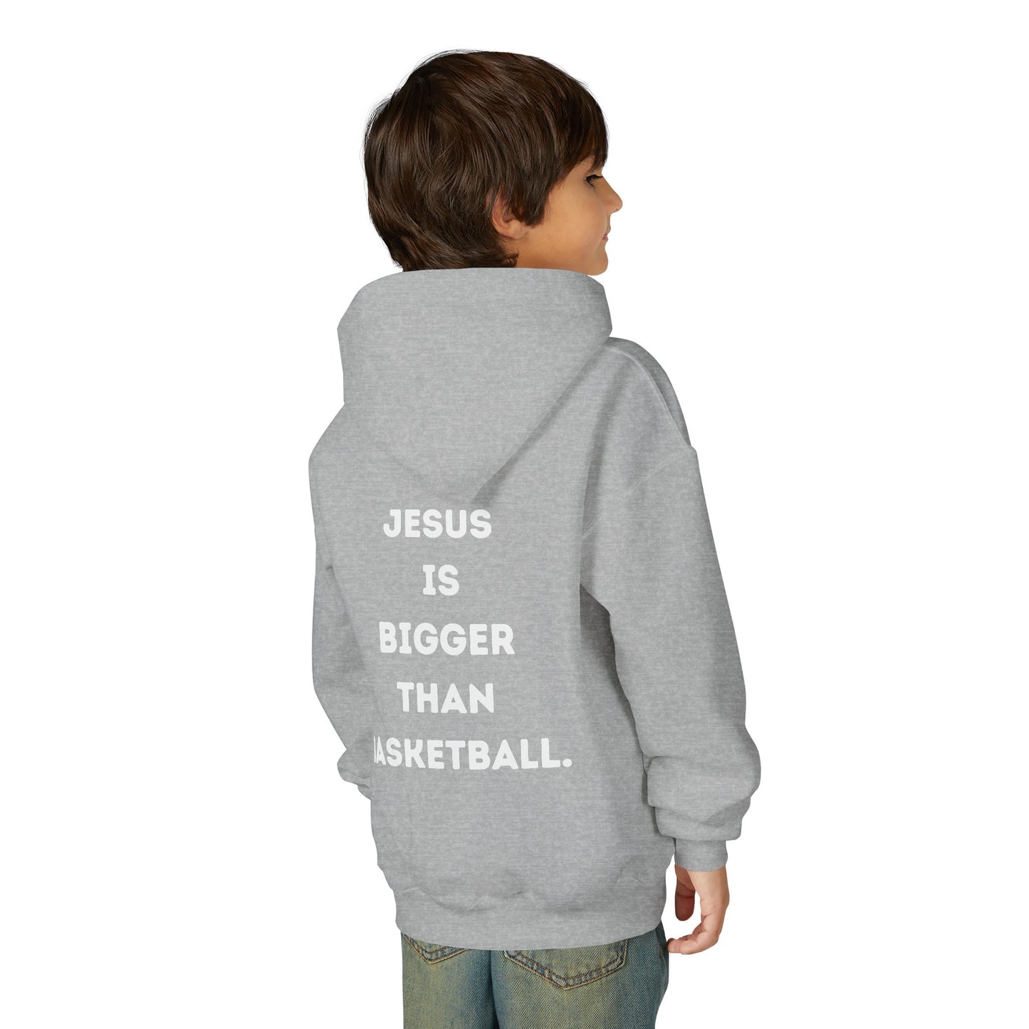 Youth Jesus is bigger than basketball Hoodie Pullover