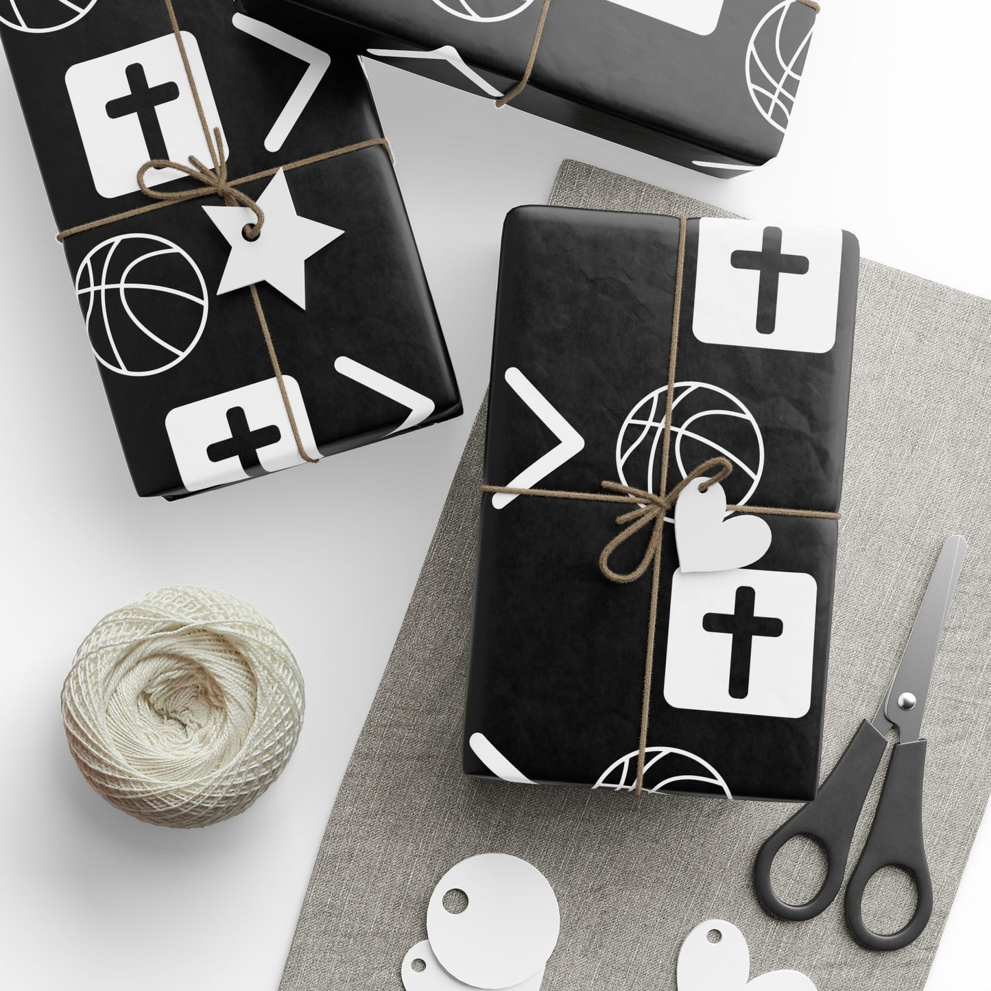 Jesus is bigger than basketball print Wrapping Paper Roll