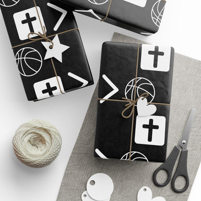 Jesus is bigger than basketball print Wrapping Paper Roll