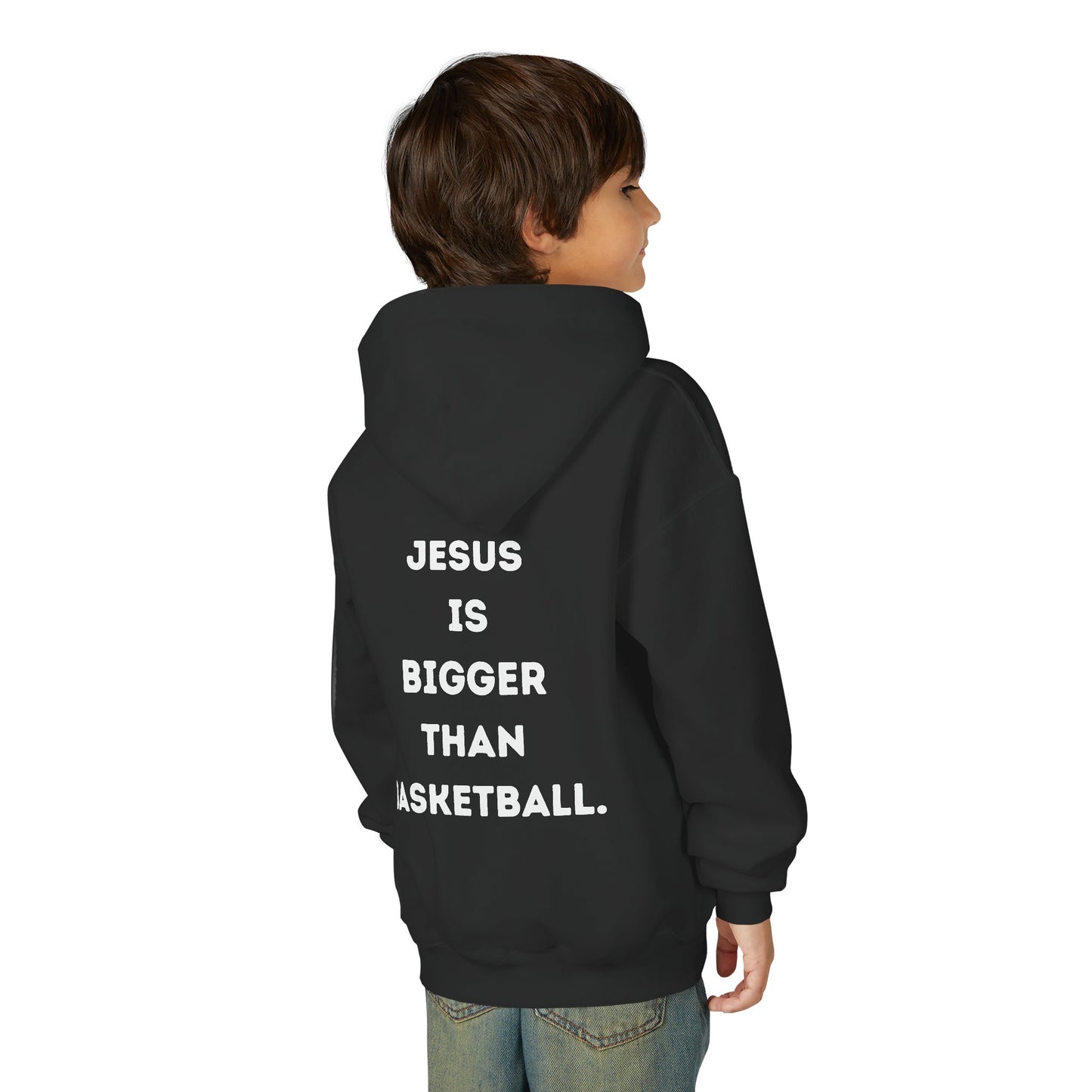 Youth Jesus is bigger than basketball Hoodie Pullover