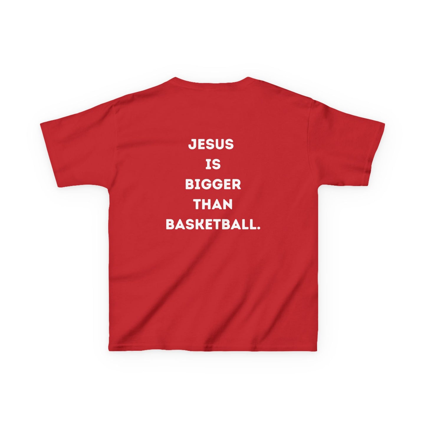 Youth Jesus is bigger than basketball Heavy Cotton Tee