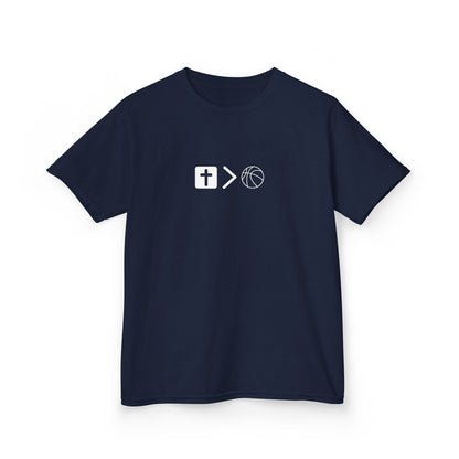 Pray behind your teammates' backs Kids Heavy Cotton™ Tee