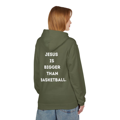 Jesus Is Bigger Than Basketball Hoodie - Pullover