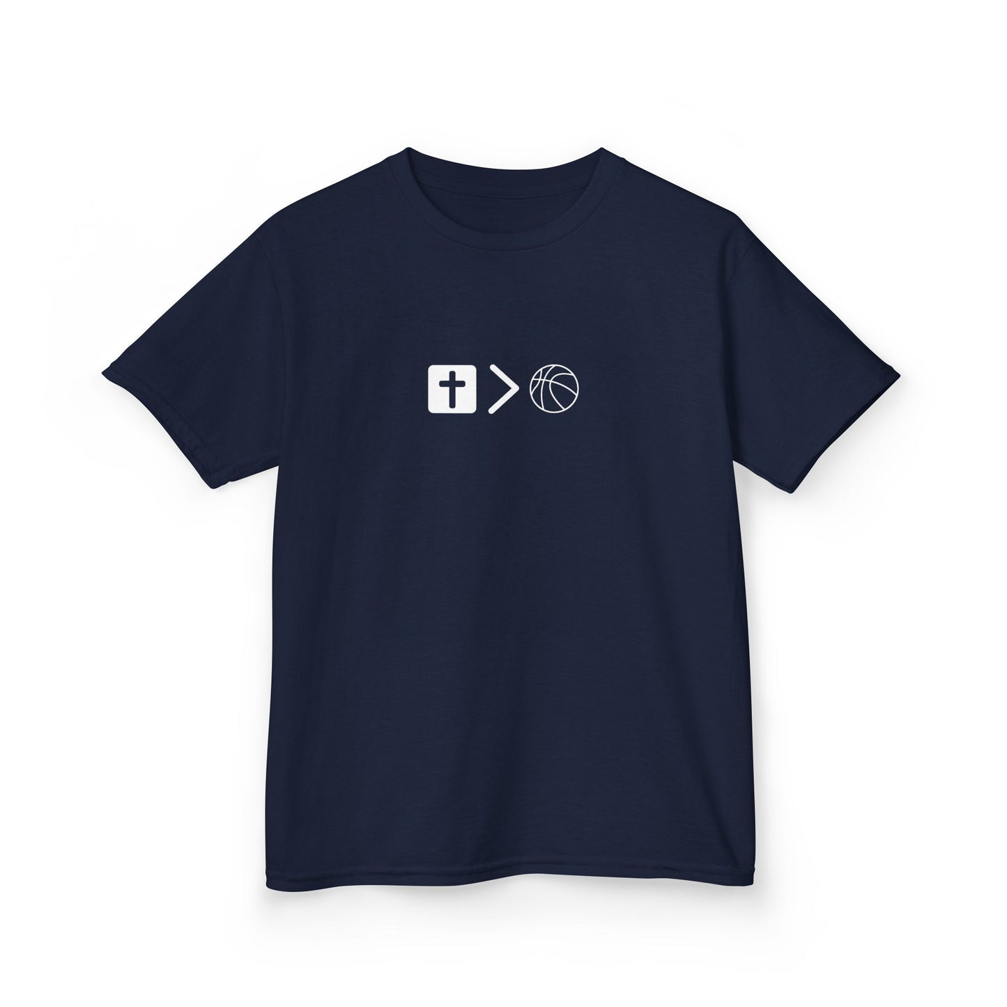 Pray behind your teammates' backs Kids Heavy Cotton™ Tee
