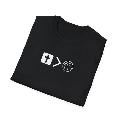 Pray behind your teammates' backs Unisex Softstyle T-Shirt