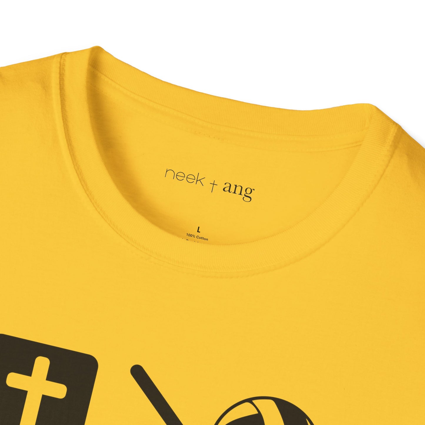 Jesus is bigger than volleyball Unisex Softstyle T-Shirt