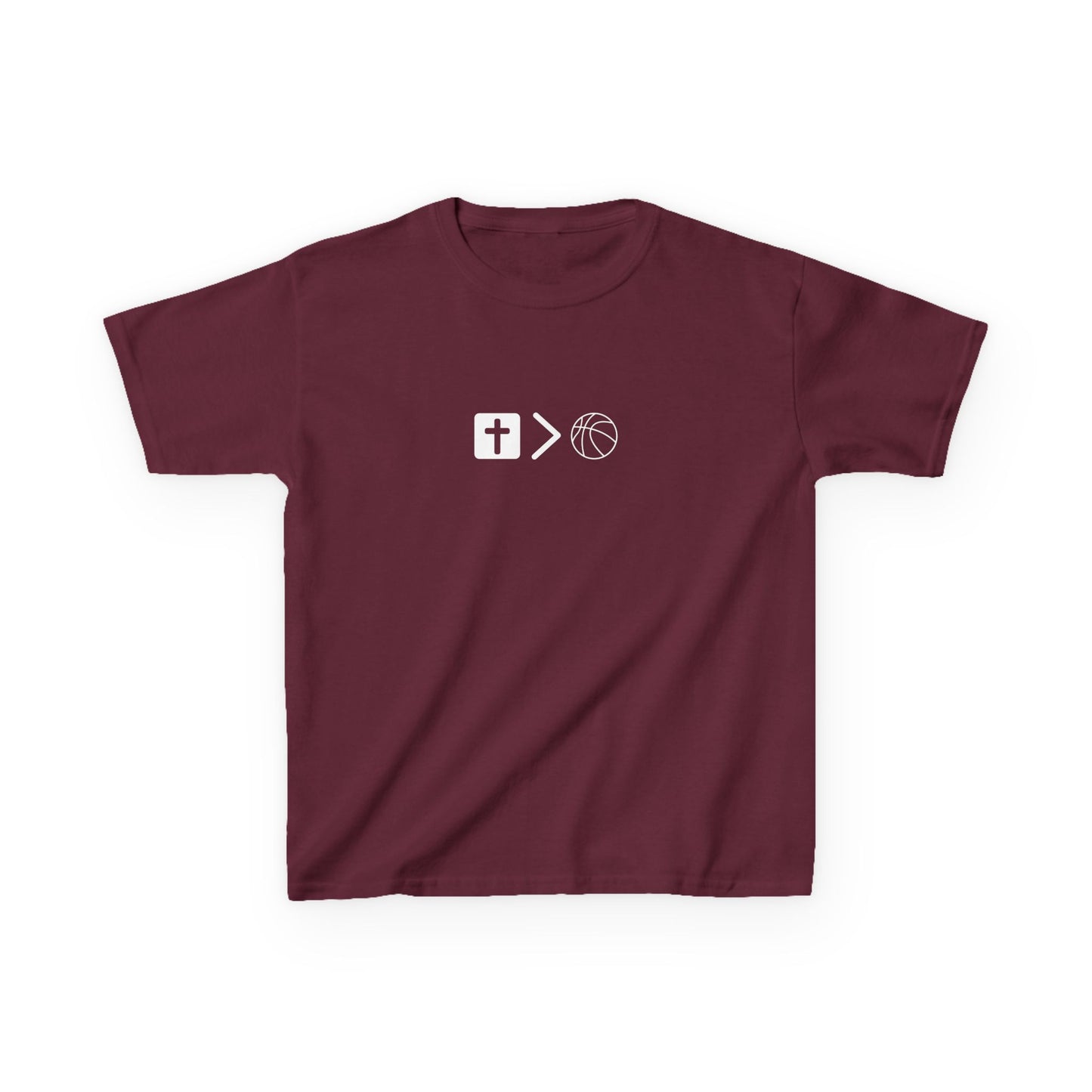 Pray behind your teammates' backs Kids Heavy Cotton™ Tee