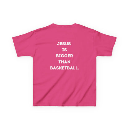 Youth Jesus is bigger than basketball Heavy Cotton Tee