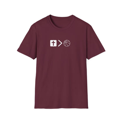 Pray behind your teammates' backs Unisex Softstyle T-Shirt