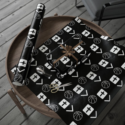 Jesus is bigger than basketball print Wrapping Paper Roll