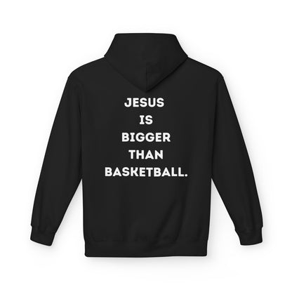 Jesus Is Bigger Than Basketball Hoodie - Pullover