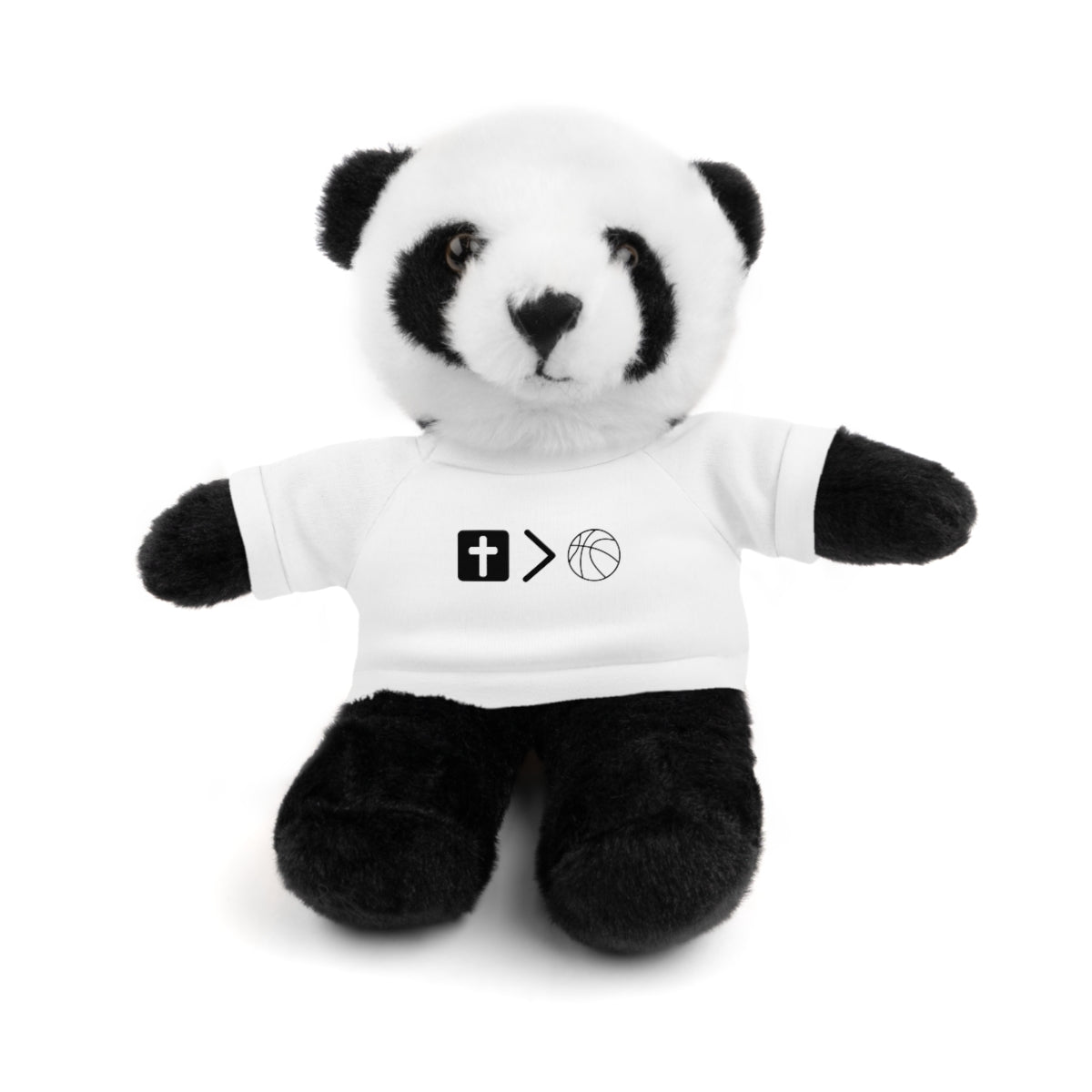 Stuffed Animals with Jesus is bigger than basketball Tee + Free Personalization!