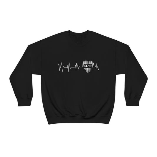 Heartbeat Unisex Crewneck Sweatshirt