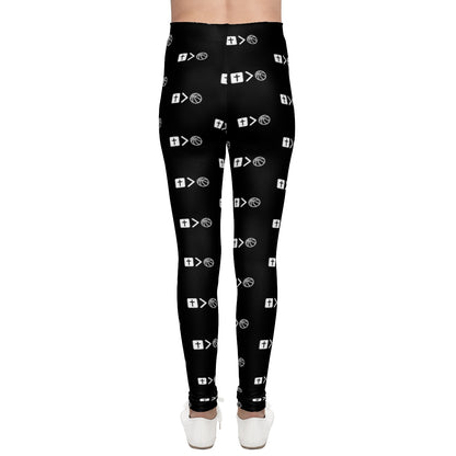 Jesus is Bigger than Basketball All over Print Youth Leggings